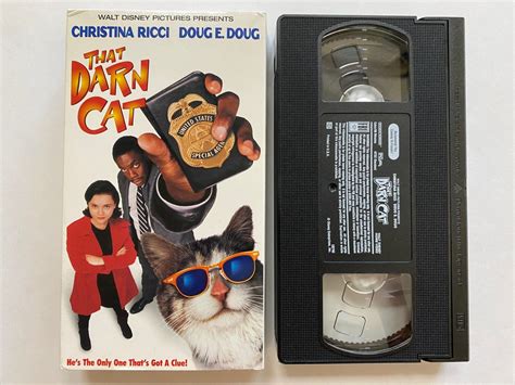 1990s That Darn Cat VHS Video Tape Tested Working Movie Film Etsy