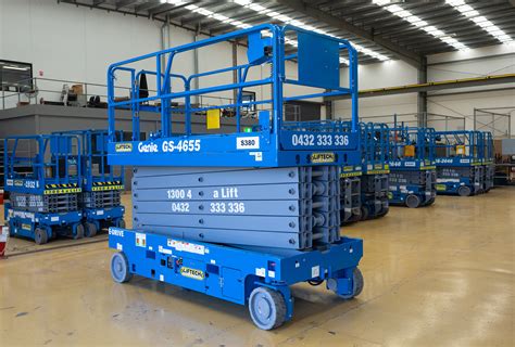 Metre Scissor Lift Genie Gs E Drive Liftech Handling Access