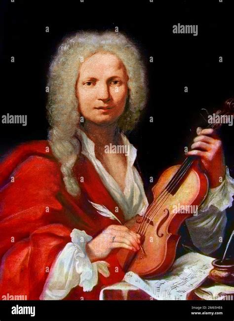 Antonio Vivaldi. Portrait believed to be of the Italian composer and ...