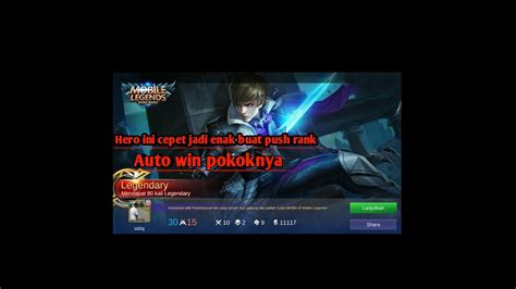 Push Rank Pakek Hero Asasin Tersakit Sesion Terbaru Youtube