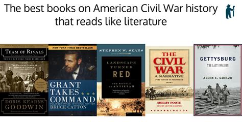 The best books on American Civil War history like literature