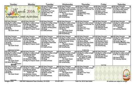 36 best Other Activity Calendars images on Pinterest | Assisted living activities, Dementia and ...