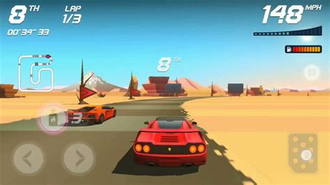 Horizon Chase Mod Apk Hacked Gameplay Atacama On Android Youtube