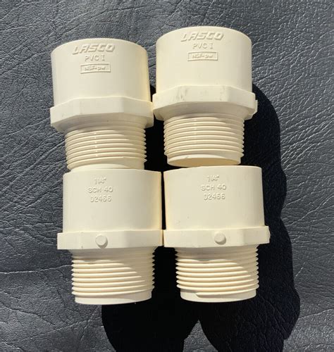 Lasco PVC SCH 40 1 1 4 FEMALE SLIP X 1 1 4 MALE THREAD Adapter