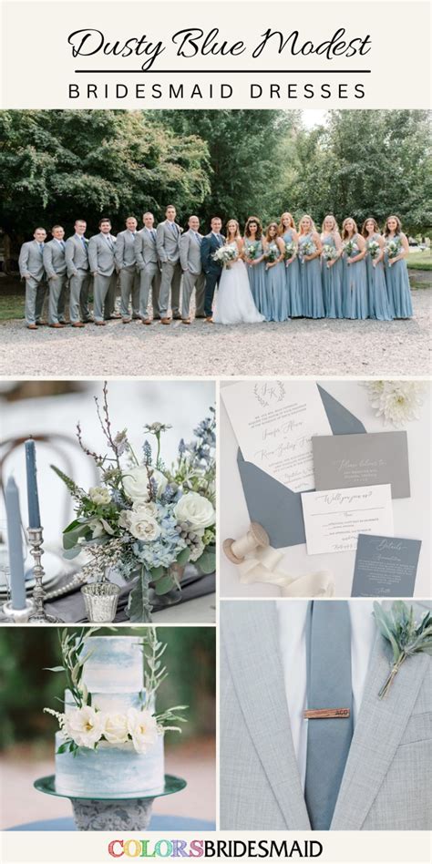 Dusky Blue Wedding Blue Grey Weddings Grey Wedding Theme Gray