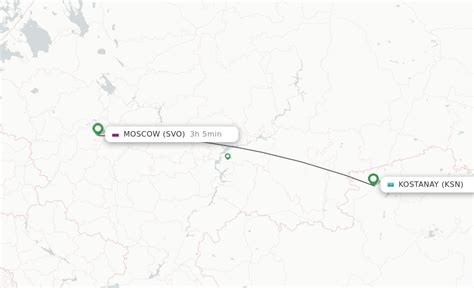 Direct Non Stop Flights From Kostanay To Moscow Schedules