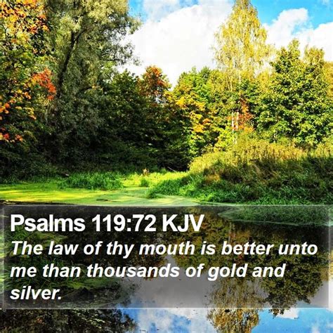 Psalms 119 72 KJV Bible Verse Images