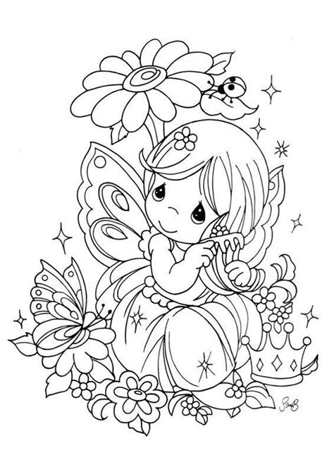 Free And Easy To Print Fairy Coloring Pages Tulamama