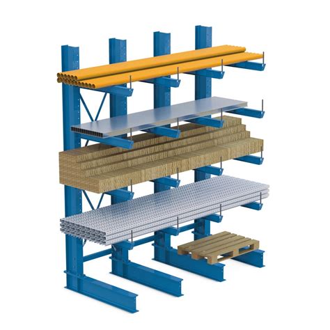 Scaffalatura Cantilever Per Carichi Pesanti Meta Su Un Lato Portata