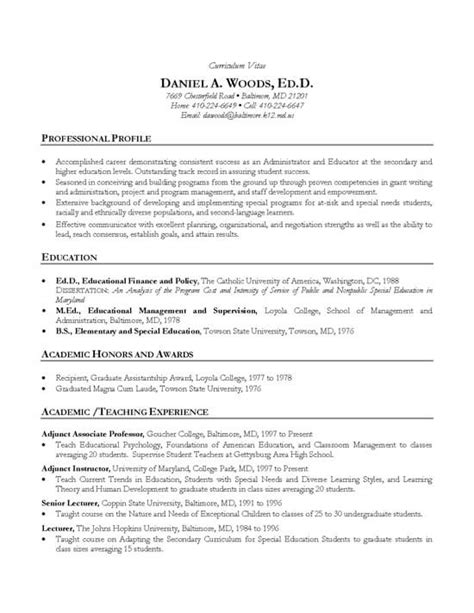 Teacher Resume Templates Example 2025