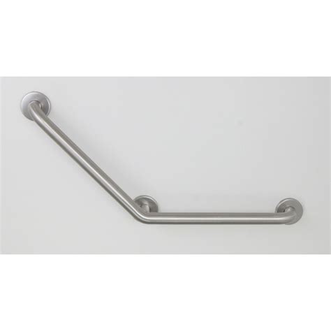 Stainless Steel Angled Grab Bar With Fixing Points Autosanit