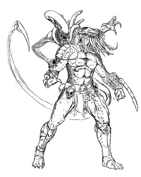 Predator Artwork Alien Vs Predator Scary Monsters Alien Races Movie