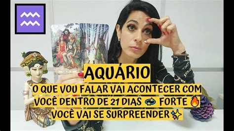 AquÁrio ♒️ O Que Vou Falar Vai Acontecer Com VocÊ Dentro De 21 Dias💫