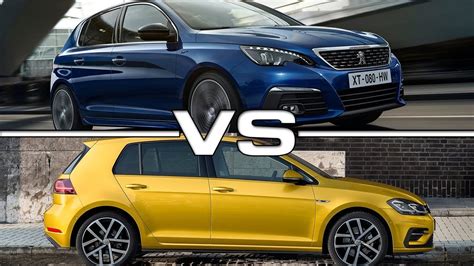 2018 Peugeot 308 Vs 2018 Volkswagen Golf Youtube