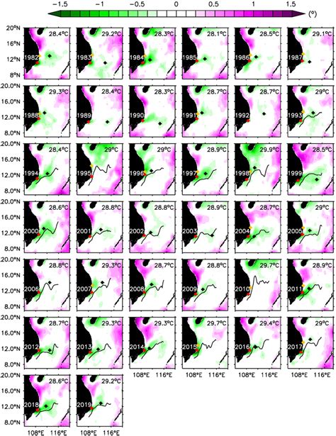 Summertime Juneseptember Sst Anomaly In Based On The Noaa