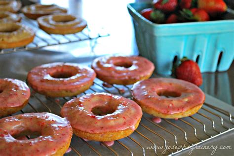 Josephs Grainery Whole Wheat Strawberry Donuts