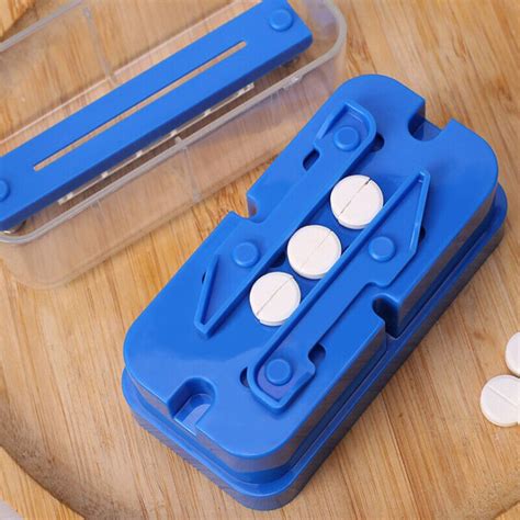 Pc Pill Cutter Medicine Box Pill Cutting Splitter Drugs Tablet Cutter