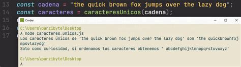 Extraer caracteres únicos de cadena con JavaScript Parzibyte s blog