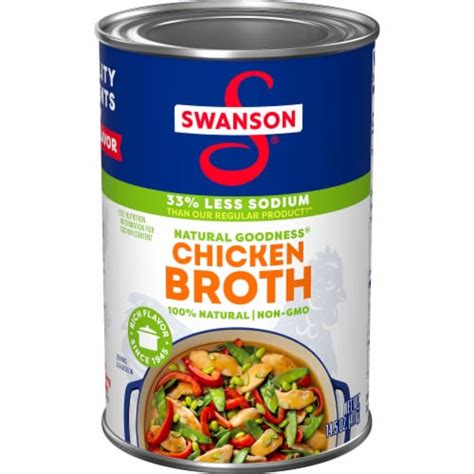 Swanson Natural Goodness Less Sodium Chicken Broth Oz Kroger