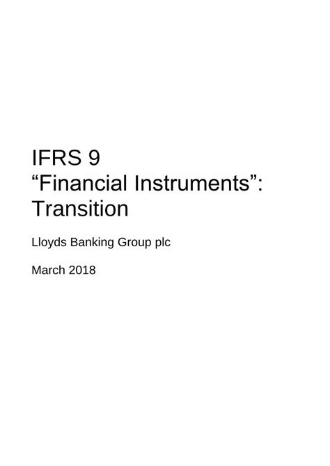 PDF IFRS 9 Financial Instruments Transition DOKUMEN TIPS