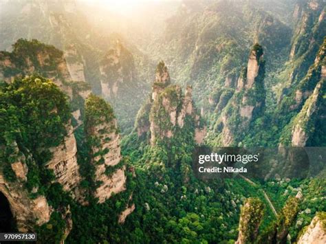 Rock Formations In Zhang Jia Jie National Park Photos And Premium High