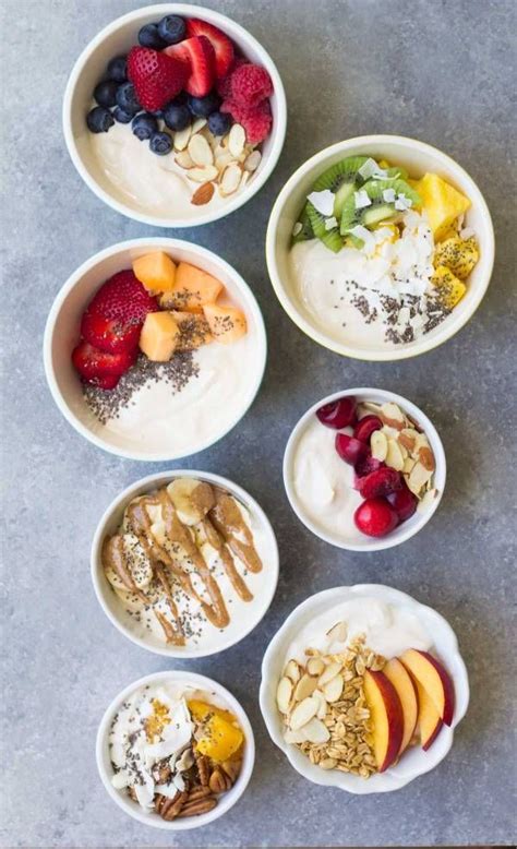 Dairy Free Yogurt Breakfast Bowls 7 Ways A Quick And Easy Breakfast