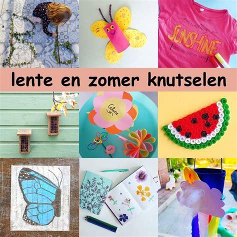 Lente En Zomer Knutselen Leuke Ideeën Voor Kinderen Leuk Met Kids