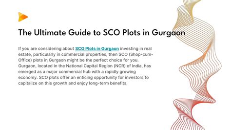 Ppt The Ultimate Guide To Sco Plots In Gurgaon Powerpoint