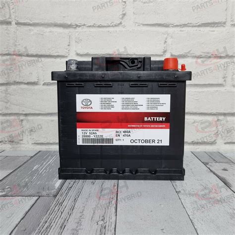 Toyota Rav4 25l Battery Genuine 12v Battery 52ah 28800 Yzzze