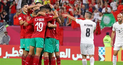 Coupe Arabe Des Nations Large Victoire Du Maroc Face La Palestine