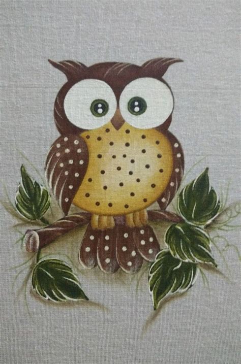 Pin De Yolanda Flores Em Owls Em Corujas Pintadas Pintura De