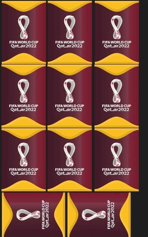 Kit Imprimible Figuritas Editable Mundial Qatar 2022