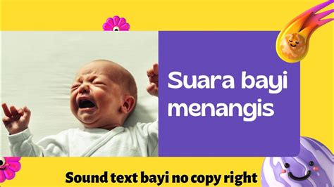 Sound Of Text Bayi Sound Of Text Suara Bayi Suara Bayi Nangis YouTube