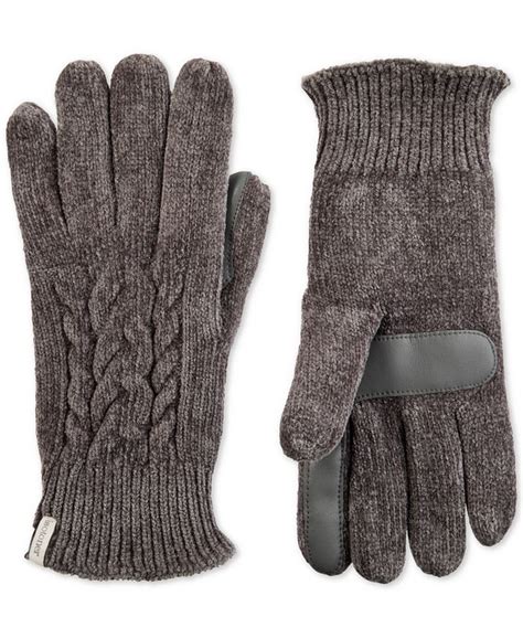 Isotoner Signature Women S Smartouch® Chenille Gloves And Reviews Handbags And Accessories Macy S