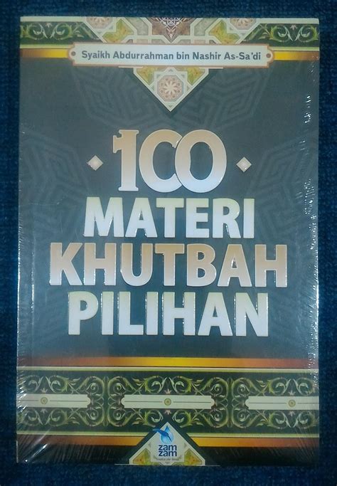 Materi Khutbah Pilihan Abdurrahman As Sadi Lazada Indonesia