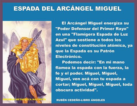 Escuela Metaf Sica Maitreya Espada Del Arc Ngel Miguel