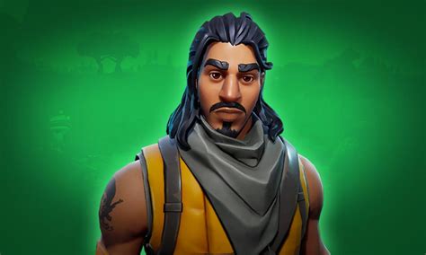 Tracker Fortnite Skin Male Military Skin With Long Hair