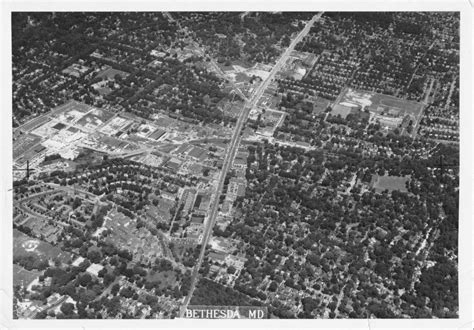 Bethesda Aerial Ca 1953 57 The Georgetown Branch