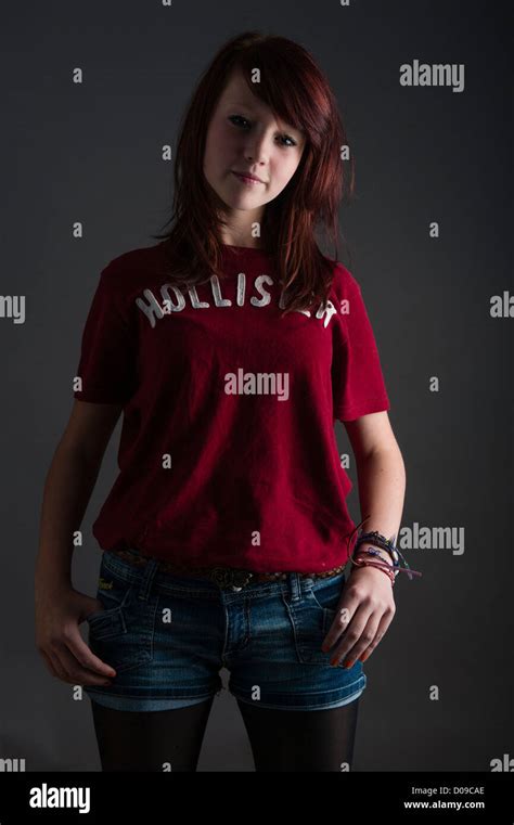 A 14 - 15 year old teenage girl, single, uk Stock Photo - Alamy