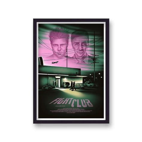 Fight Club Reimagined Movie Poster Etsy