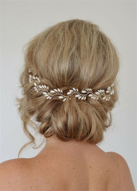 Accessoire cheveux mariage 35 modèles de bijoux pour coiffure mariée