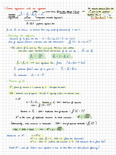 Econometrics Lecture Notes Ecn Studocu