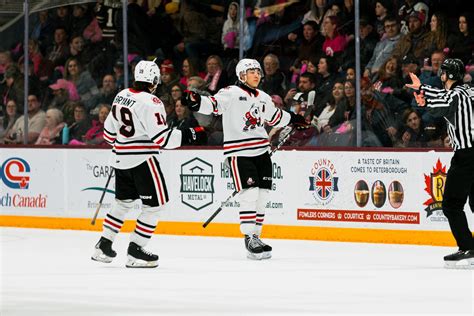 Kevin Hes Overtime Winner Leads Icedogs To 5 4 Victory Over Petes