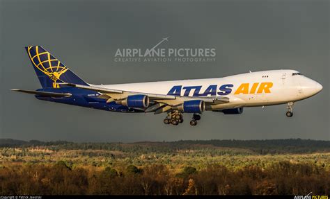 N497MC Atlas Air Boeing 747 400F ERF At Cologne Bonn Konrad