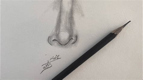 How To Draw A Nose 👃step By Step नाक कैसी बनाये Myartwork Art Nose Youtube