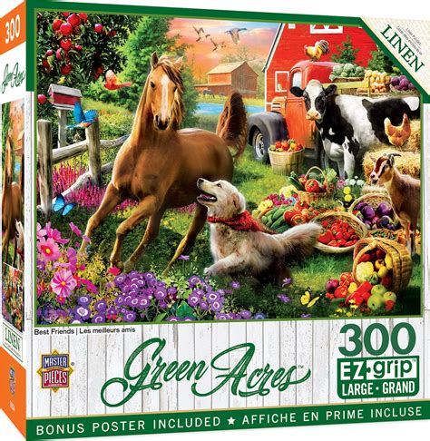 MasterPieces 300 Piece EZ Grip Jigsaw Puzzle Best Friends 18 X24