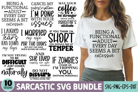 Sarcastic SVG Bundle Graphic By Crafthome Creative Fabrica