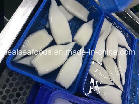 Supply U5 U7 U10 Frozen Illex Squid Tube China Price Supplier 21food