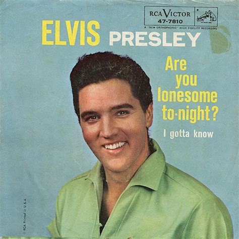 The Number Ones Elvis Presleys Are You Lonesome Tonight Stereogum