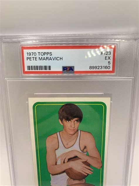 Topps Pete Maravich Rookie Card Psa Excellent Condition Wow